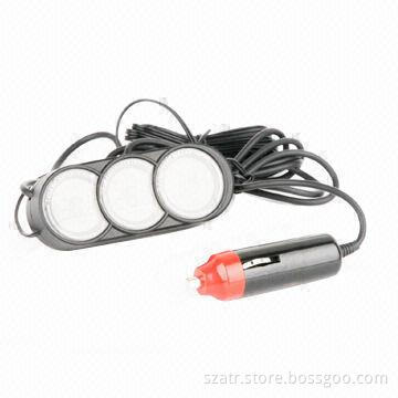In/Out Thermometer with Clock, Car Thermometer